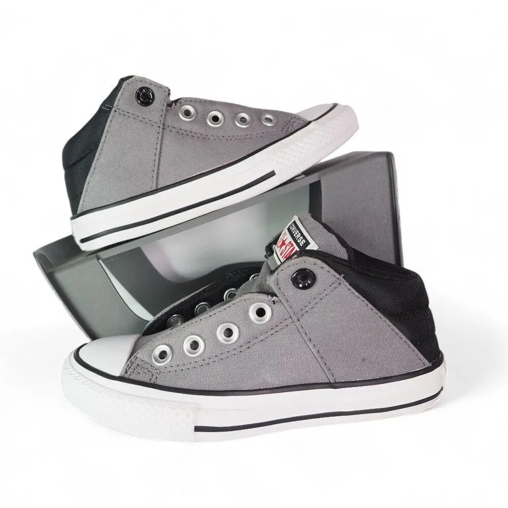 Converse Chuck Taylor All Star Mid Axel Sneakers Grey / Black / 663884F Youth 12